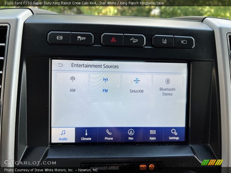 Controls of 2020 F350 Super Duty King Ranch Crew Cab 4x4