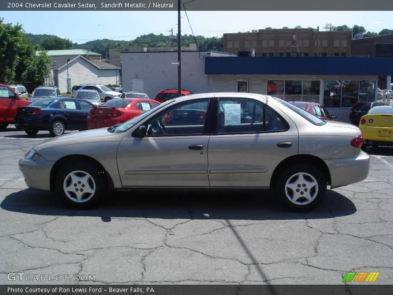 Sandrift Metallic / Neutral 2004 Chevrolet Cavalier Sedan
