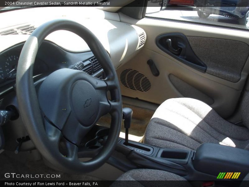 Sandrift Metallic / Neutral 2004 Chevrolet Cavalier Sedan