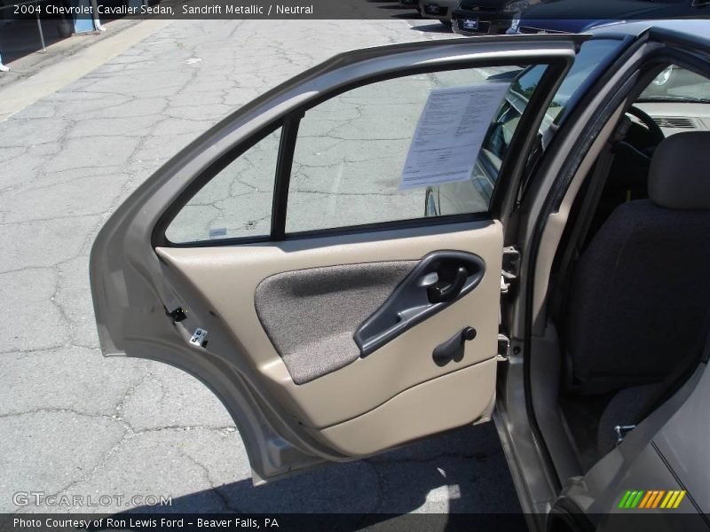 Sandrift Metallic / Neutral 2004 Chevrolet Cavalier Sedan