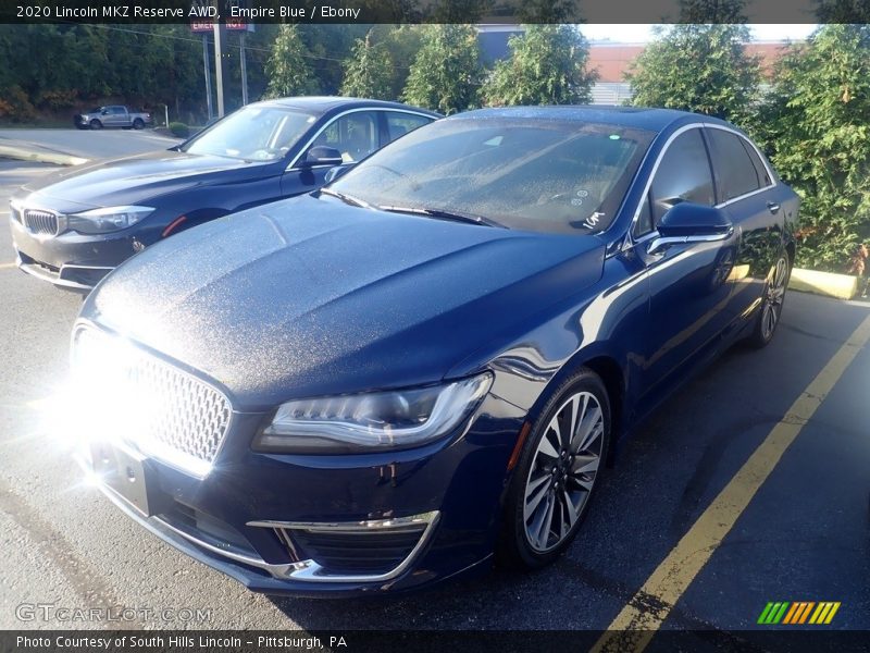 Empire Blue / Ebony 2020 Lincoln MKZ Reserve AWD