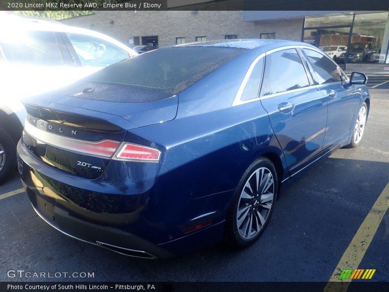 Empire Blue / Ebony 2020 Lincoln MKZ Reserve AWD