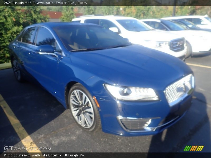 Empire Blue / Ebony 2020 Lincoln MKZ Reserve AWD