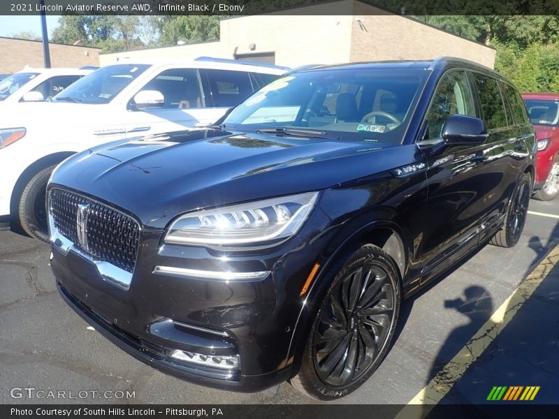 Infinite Black / Ebony 2021 Lincoln Aviator Reserve AWD