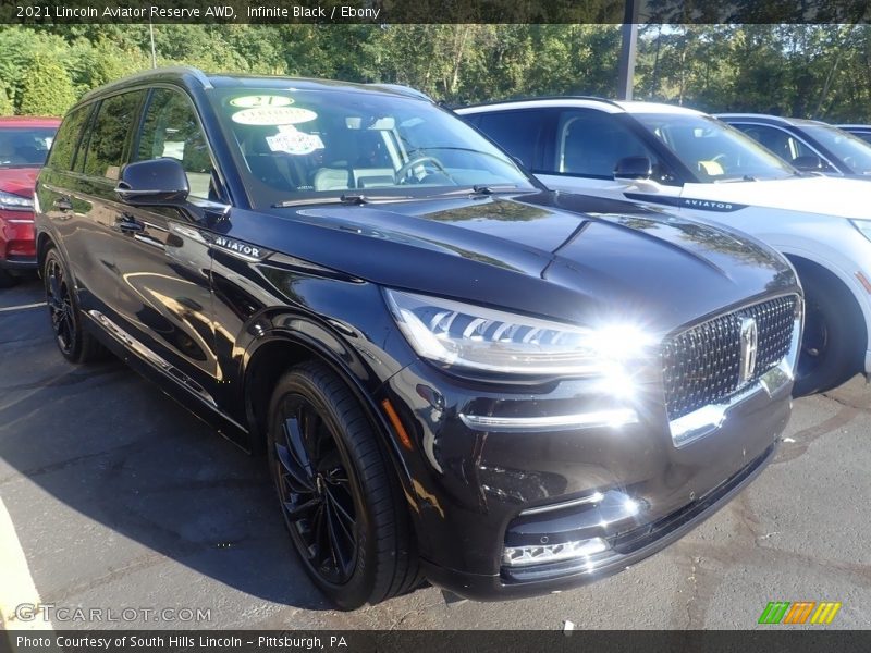 Infinite Black / Ebony 2021 Lincoln Aviator Reserve AWD