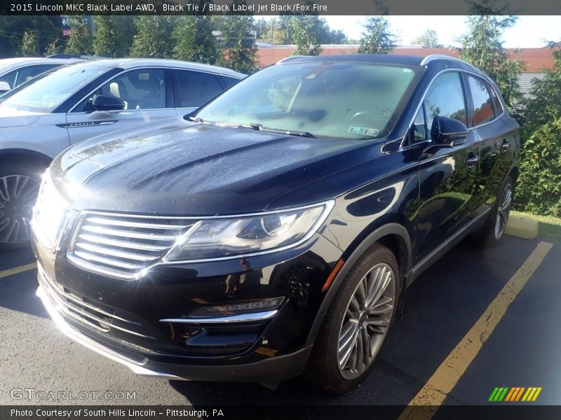Black Tie / Black Label Jet Black/Fox Fire 2015 Lincoln MKC Black Label AWD