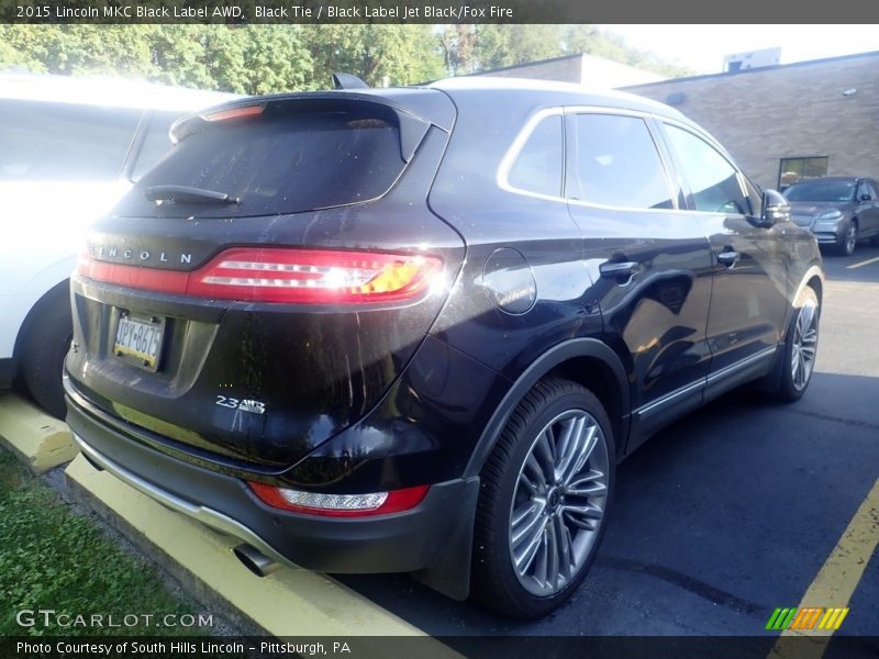 Black Tie / Black Label Jet Black/Fox Fire 2015 Lincoln MKC Black Label AWD