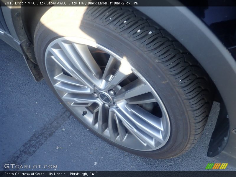 Black Tie / Black Label Jet Black/Fox Fire 2015 Lincoln MKC Black Label AWD