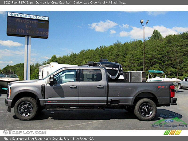  2023 F250 Super Duty Lariat Crew Cab 4x4 Carbonized Gray Metallic