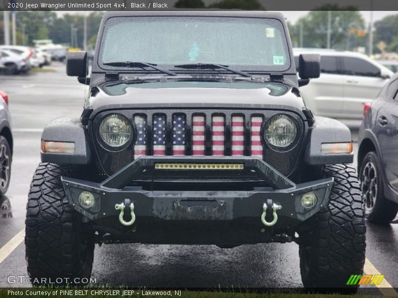 Black / Black 2020 Jeep Wrangler Unlimited Sport 4x4