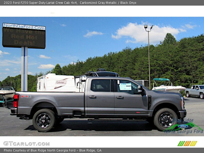 Carbonized Gray Metallic / Black Onyx 2023 Ford F250 Super Duty Lariat Crew Cab 4x4