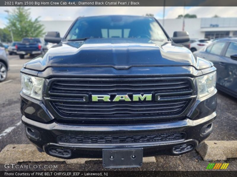 Diamond Black Crystal Pearl / Black 2021 Ram 1500 Big Horn Crew Cab 4x4