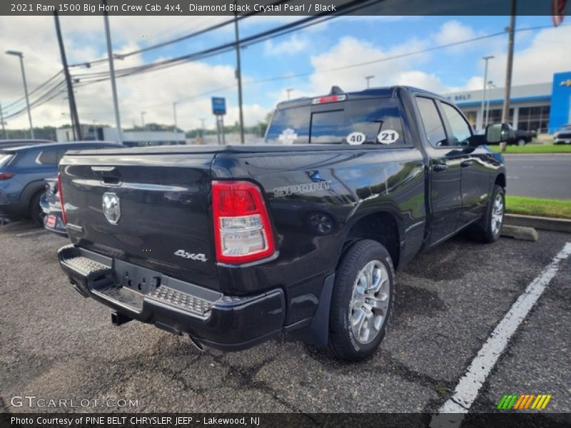 Diamond Black Crystal Pearl / Black 2021 Ram 1500 Big Horn Crew Cab 4x4