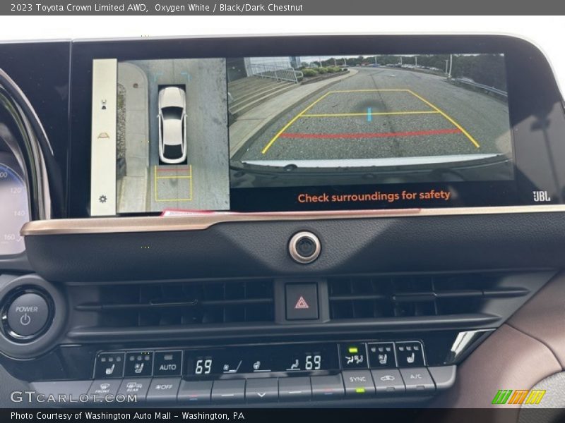 Oxygen White / Black/Dark Chestnut 2023 Toyota Crown Limited AWD