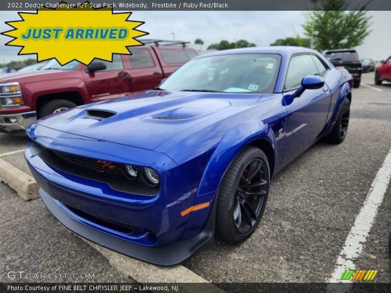 Frostbite / Ruby Red/Black 2022 Dodge Challenger R/T Scat Pack Widebody