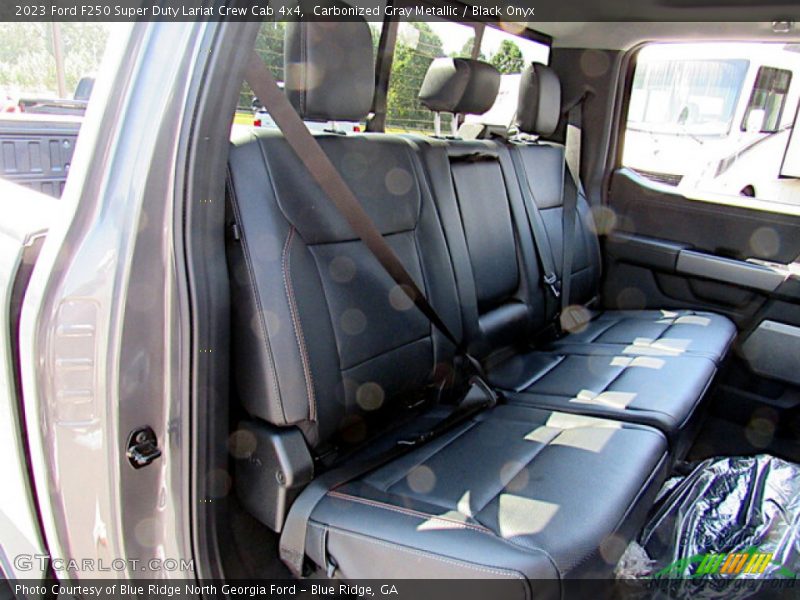 Rear Seat of 2023 F250 Super Duty Lariat Crew Cab 4x4
