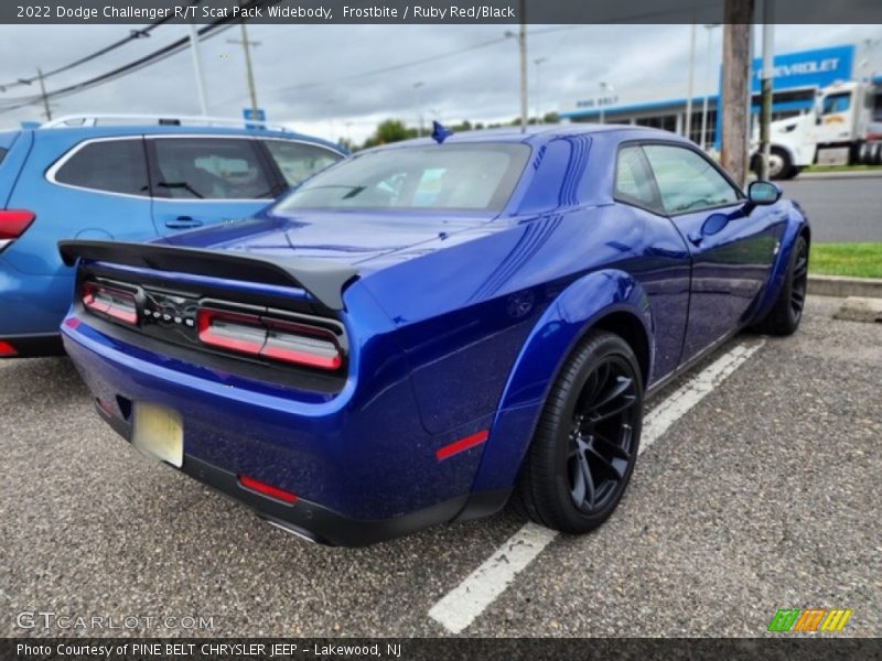 Frostbite / Ruby Red/Black 2022 Dodge Challenger R/T Scat Pack Widebody