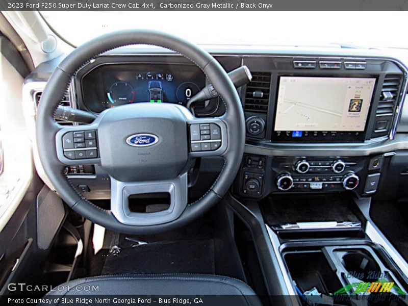 Dashboard of 2023 F250 Super Duty Lariat Crew Cab 4x4
