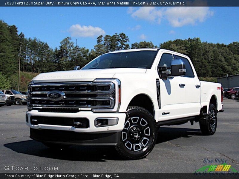  2023 F250 Super Duty Platinum Crew Cab 4x4 Star White Metallic Tri-Coat
