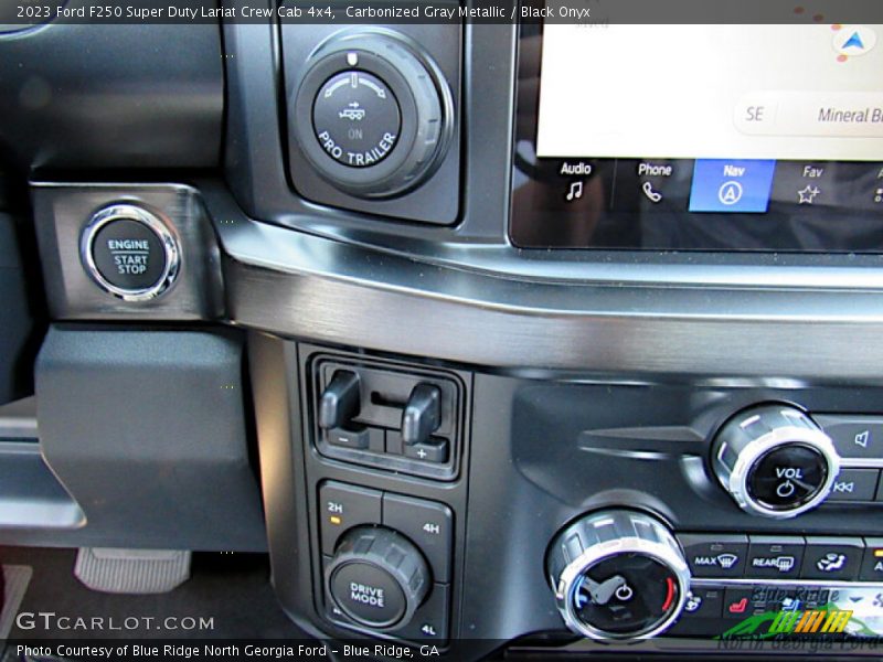 Controls of 2023 F250 Super Duty Lariat Crew Cab 4x4