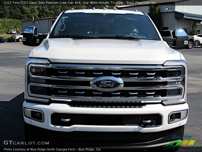  2023 F250 Super Duty Platinum Crew Cab 4x4 Star White Metallic Tri-Coat