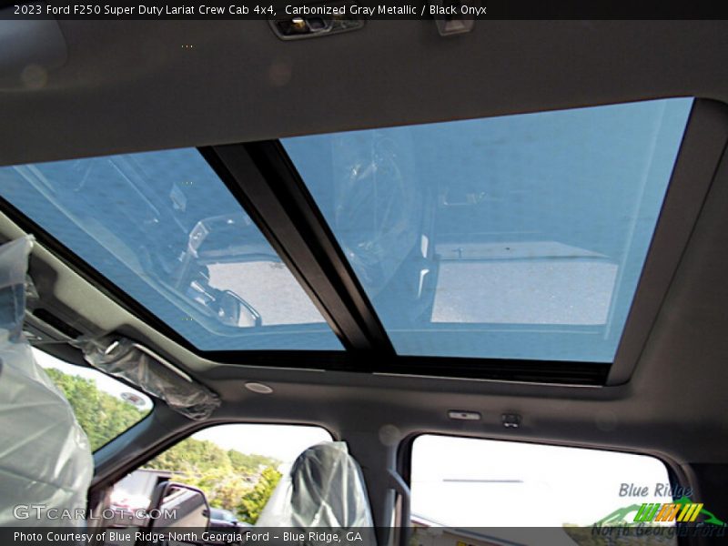 Sunroof of 2023 F250 Super Duty Lariat Crew Cab 4x4