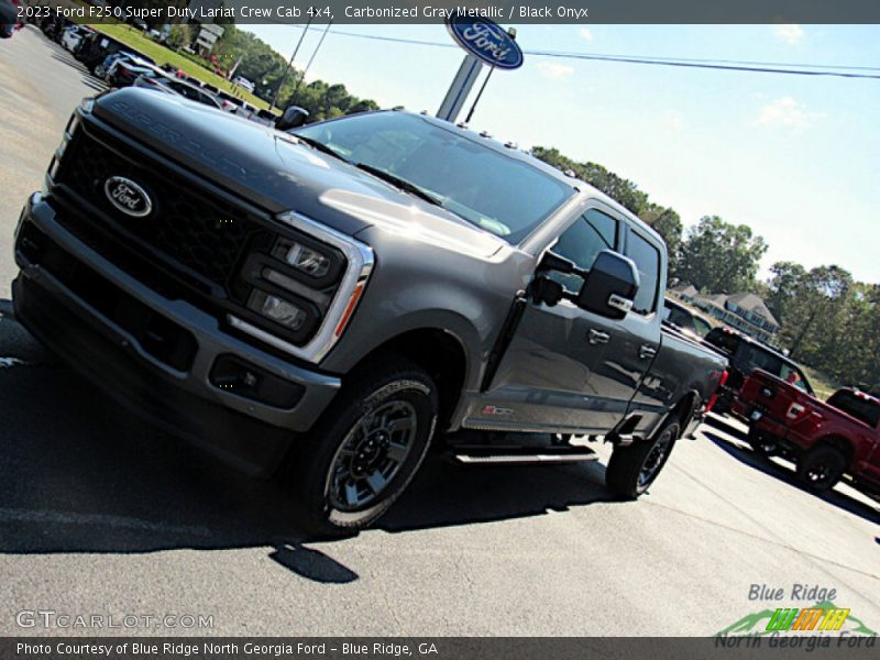 Carbonized Gray Metallic / Black Onyx 2023 Ford F250 Super Duty Lariat Crew Cab 4x4