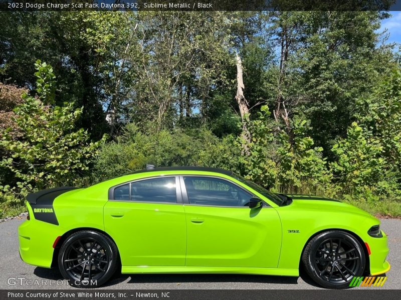 Sublime Metallic / Black 2023 Dodge Charger Scat Pack Daytona 392