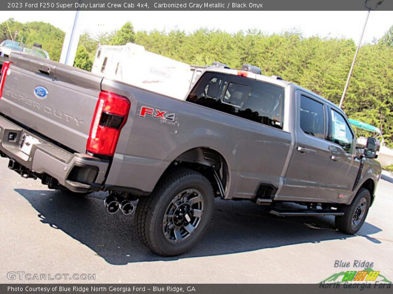 Carbonized Gray Metallic / Black Onyx 2023 Ford F250 Super Duty Lariat Crew Cab 4x4