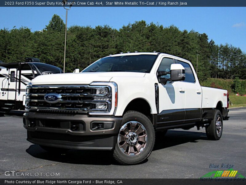  2023 F350 Super Duty King Ranch Crew Cab 4x4 Star White Metallic Tri-Coat