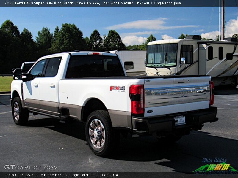  2023 F350 Super Duty King Ranch Crew Cab 4x4 Star White Metallic Tri-Coat