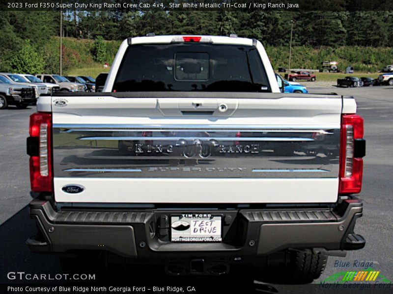 Star White Metallic Tri-Coat / King Ranch Java 2023 Ford F350 Super Duty King Ranch Crew Cab 4x4