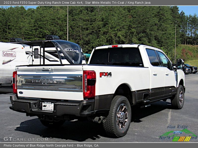  2023 F350 Super Duty King Ranch Crew Cab 4x4 Star White Metallic Tri-Coat