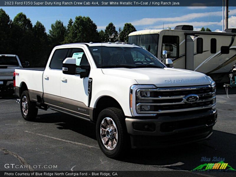 Front 3/4 View of 2023 F350 Super Duty King Ranch Crew Cab 4x4