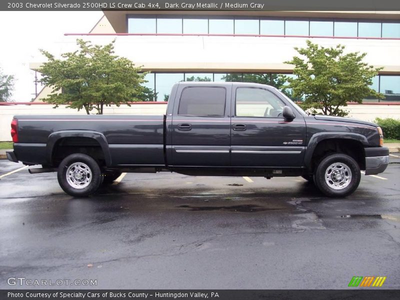 Dark Gray Metallic / Medium Gray 2003 Chevrolet Silverado 2500HD LS Crew Cab 4x4