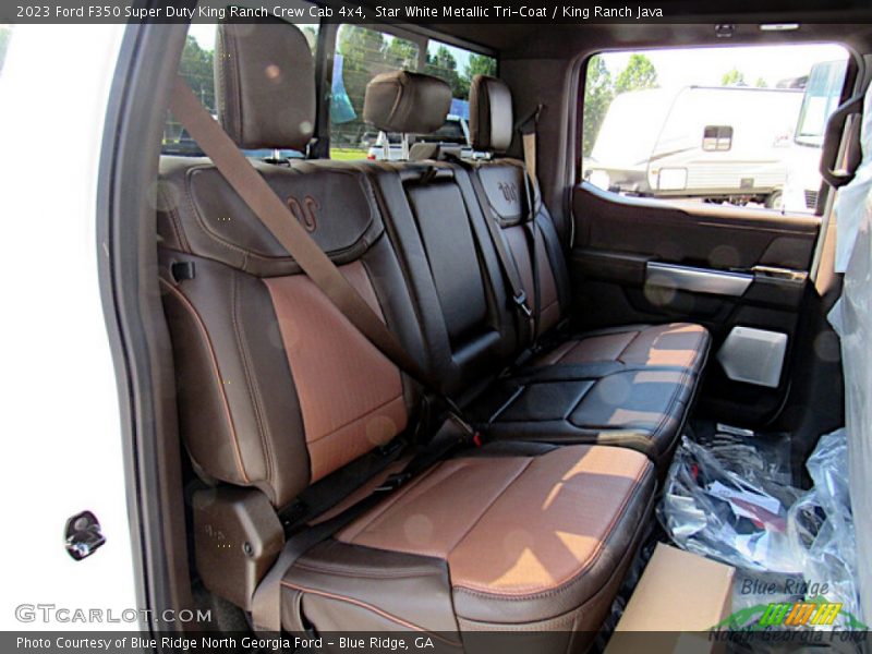 Rear Seat of 2023 F350 Super Duty King Ranch Crew Cab 4x4