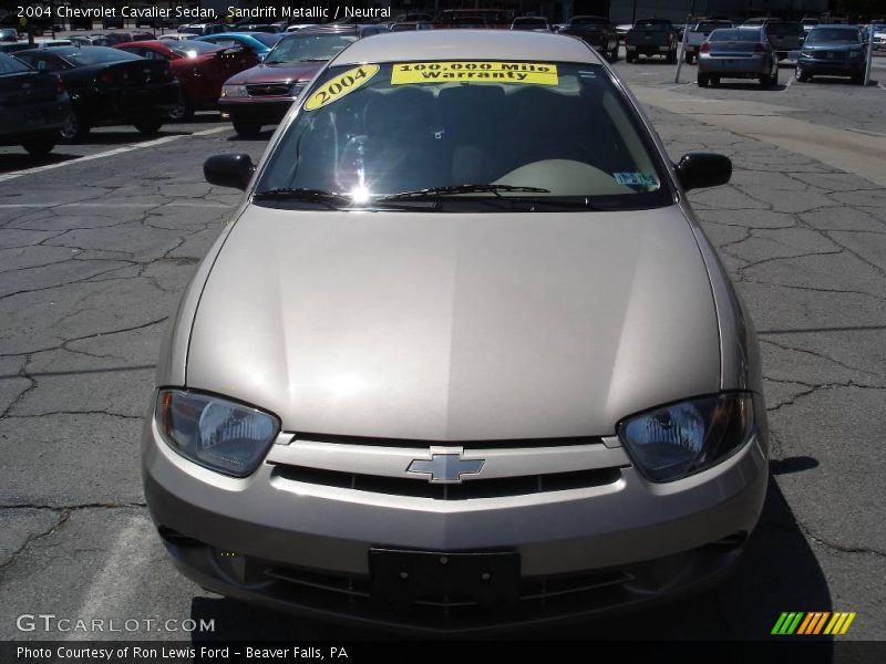 Sandrift Metallic / Neutral 2004 Chevrolet Cavalier Sedan