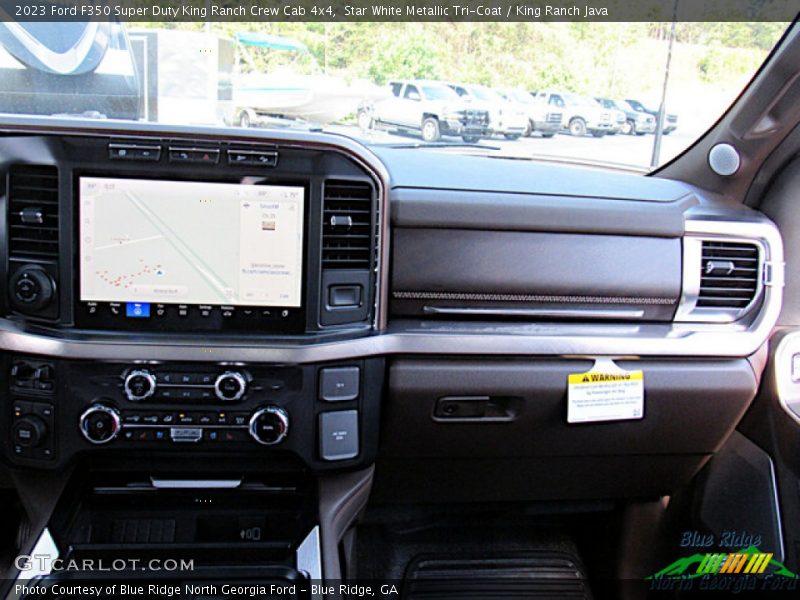 Dashboard of 2023 F350 Super Duty King Ranch Crew Cab 4x4