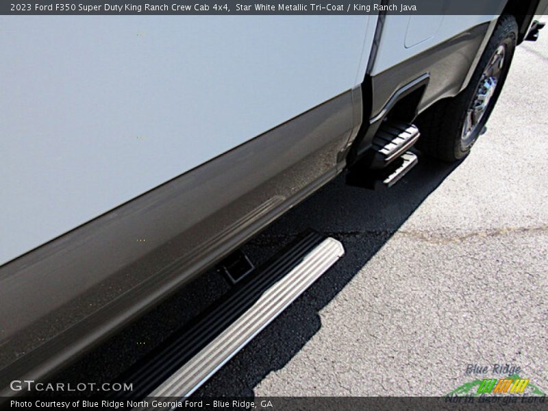 Star White Metallic Tri-Coat / King Ranch Java 2023 Ford F350 Super Duty King Ranch Crew Cab 4x4