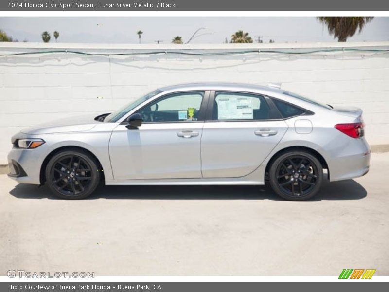  2024 Civic Sport Sedan Lunar Silver Metallic