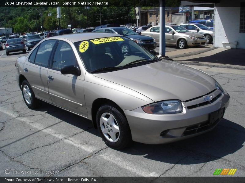 Sandrift Metallic / Neutral 2004 Chevrolet Cavalier Sedan