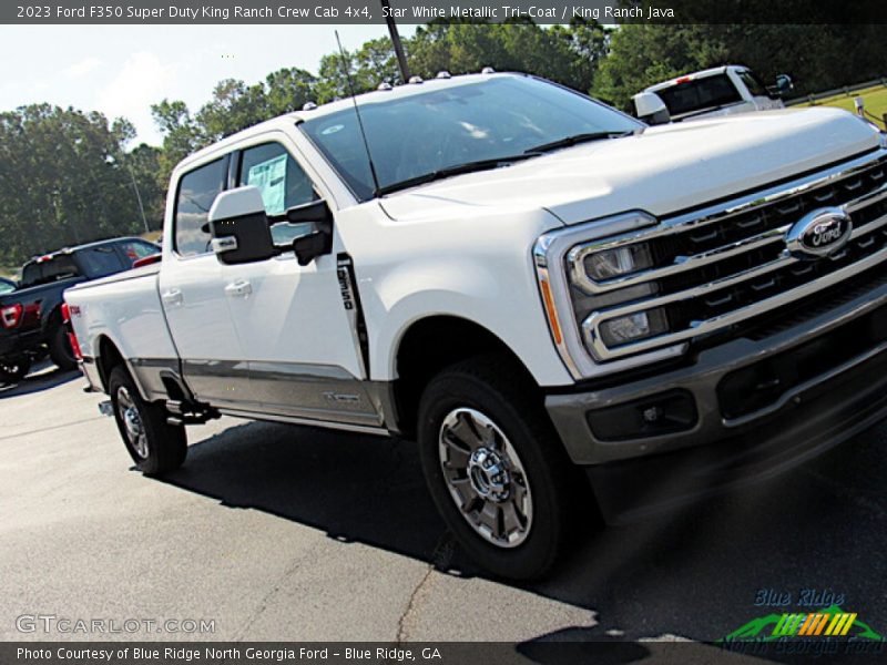 Star White Metallic Tri-Coat / King Ranch Java 2023 Ford F350 Super Duty King Ranch Crew Cab 4x4