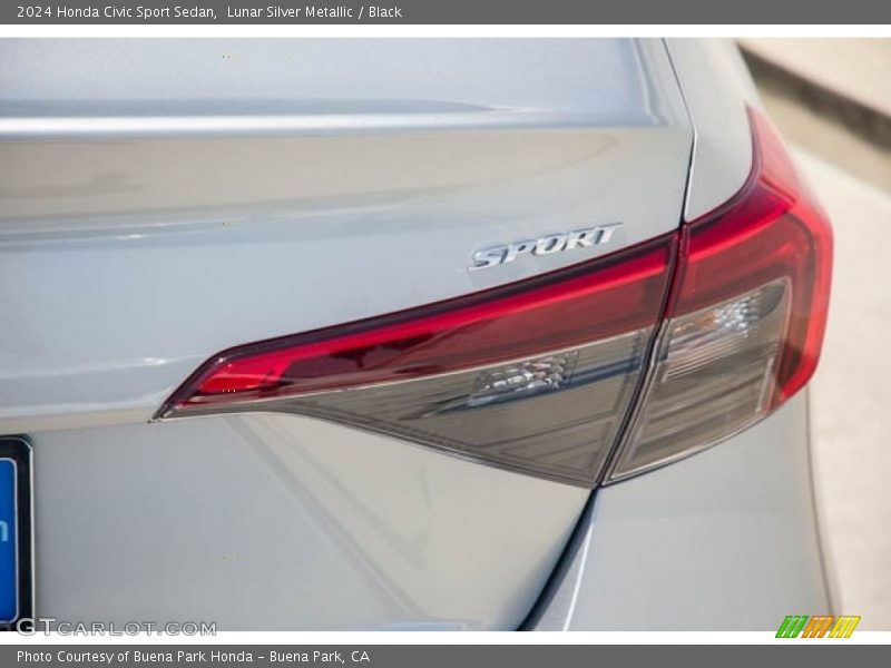Lunar Silver Metallic / Black 2024 Honda Civic Sport Sedan