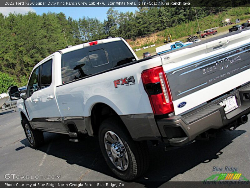Star White Metallic Tri-Coat / King Ranch Java 2023 Ford F350 Super Duty King Ranch Crew Cab 4x4