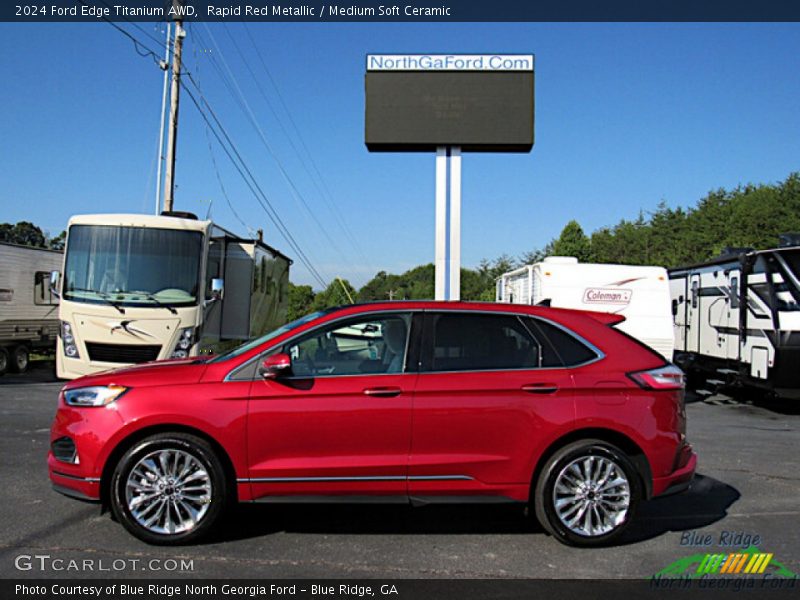  2024 Edge Titanium AWD Rapid Red Metallic