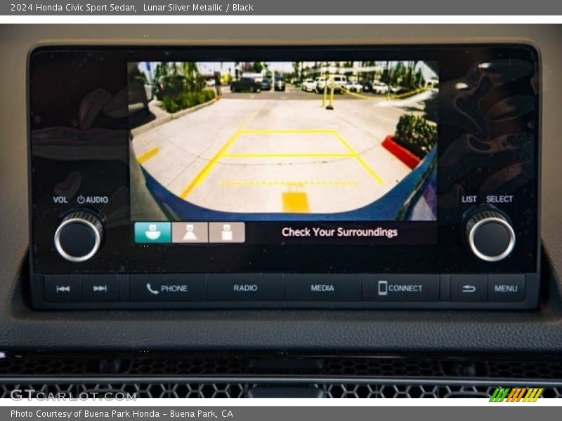 Lunar Silver Metallic / Black 2024 Honda Civic Sport Sedan