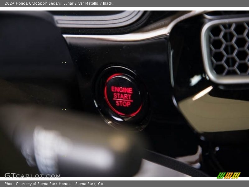 Lunar Silver Metallic / Black 2024 Honda Civic Sport Sedan
