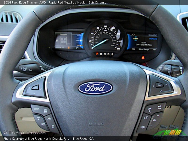  2024 Edge Titanium AWD Steering Wheel