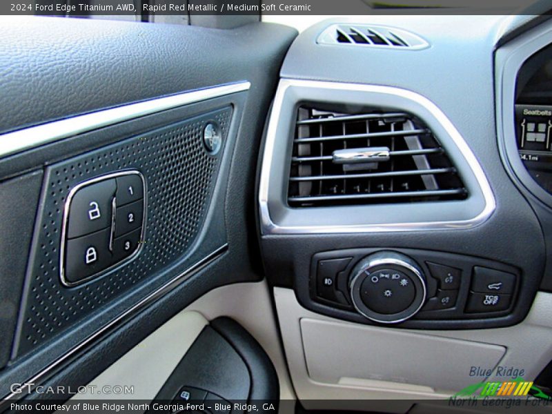 Controls of 2024 Edge Titanium AWD