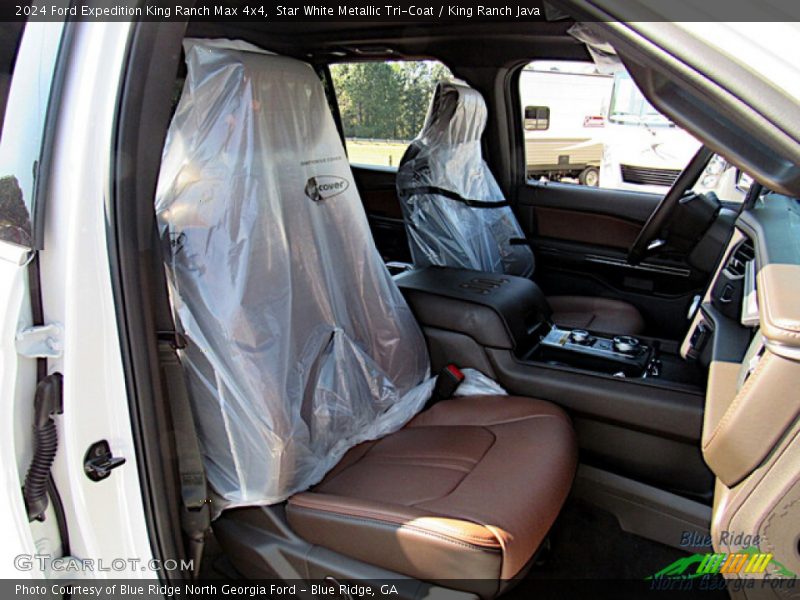 Star White Metallic Tri-Coat / King Ranch Java 2024 Ford Expedition King Ranch Max 4x4